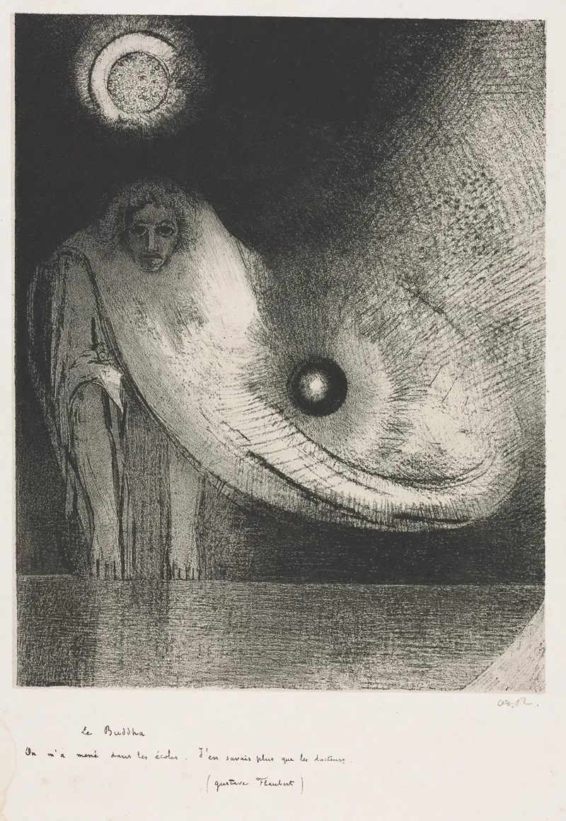 The Buddha 2 Wall Art by Odilon Redon - High-Resolution Digital Print