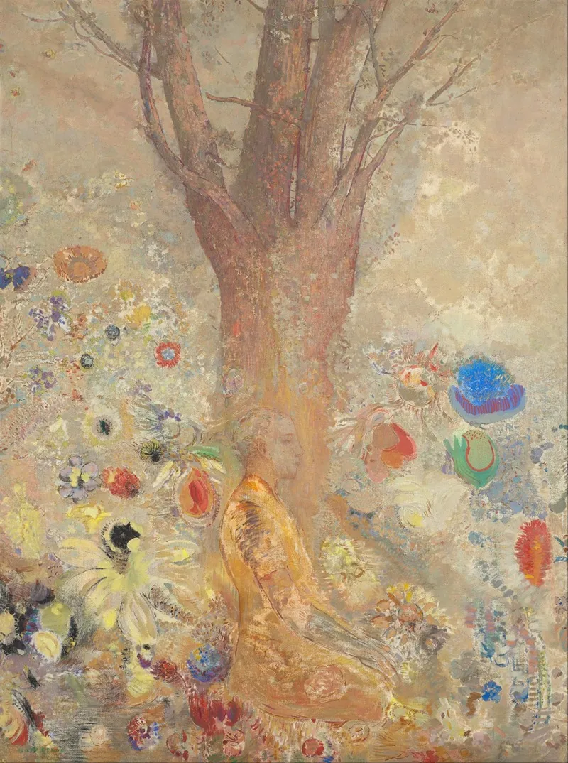 The Buddha Wall Art by Odilon Redon - High-Resolution Digital Print