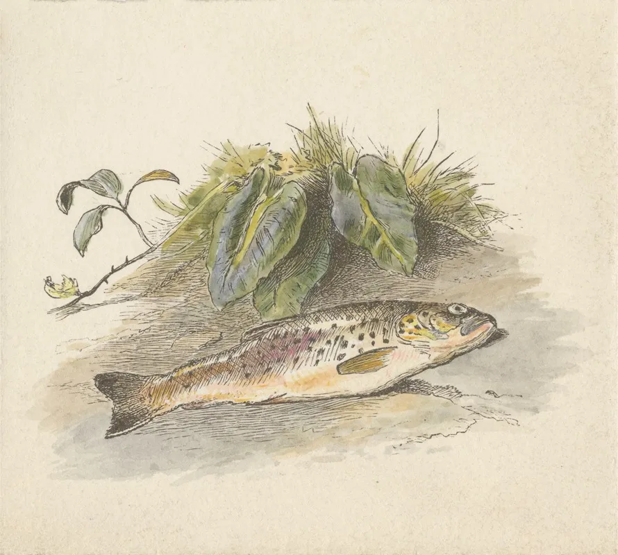 The Burn Tail Piece Wall Art by Alfred W. Cooper - High-Resolution Digital Print