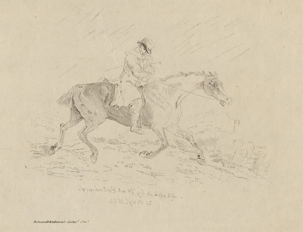 The Caders Trot Wall Art by Thomas Bewick - High-Resolution Digital Print