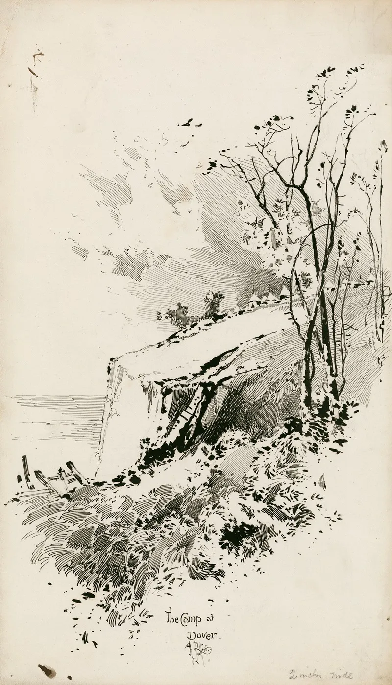 The Camp At Dover King Lear Wall Art by Herbert Railton - High-Resolution Digital Print