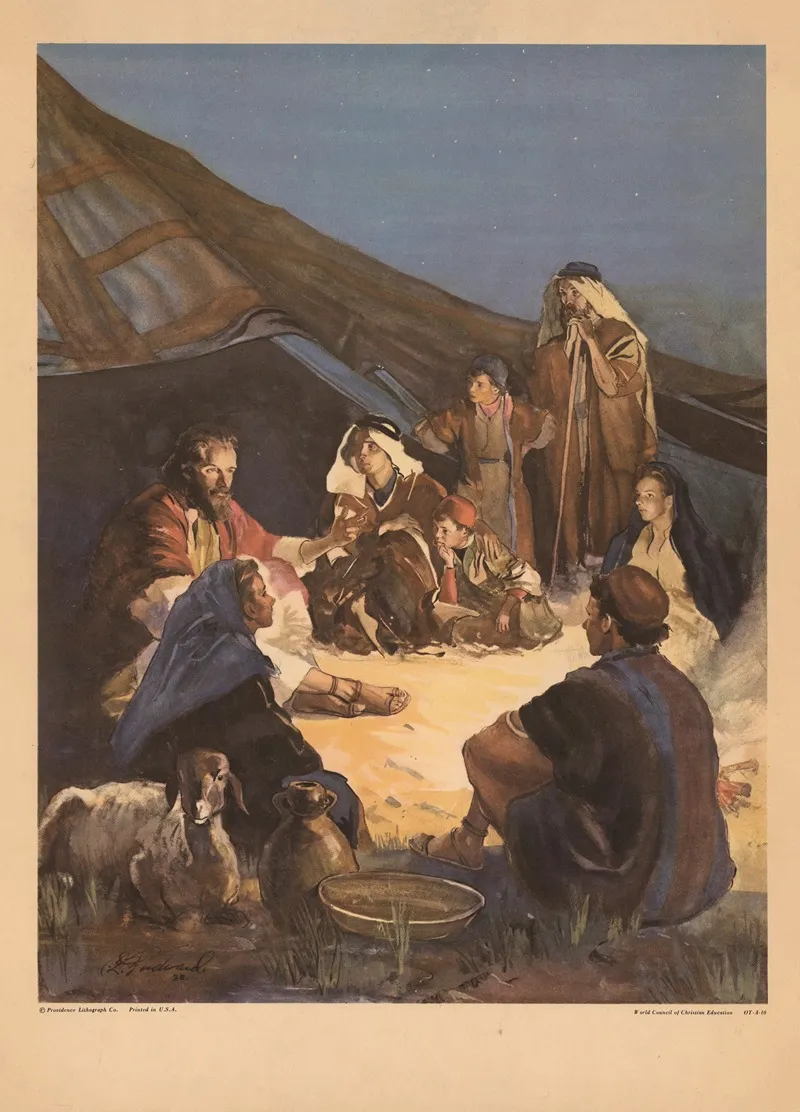 The Campfire Story Wall Art by Gebhard Fugel - High-Resolution Digital Print