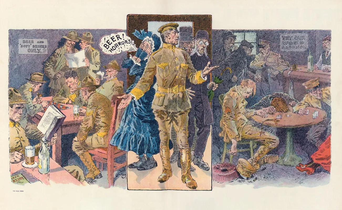 The Canteen Or The Dive In The Name Of Decency And Common Sense Which Is Best For The American Soldier