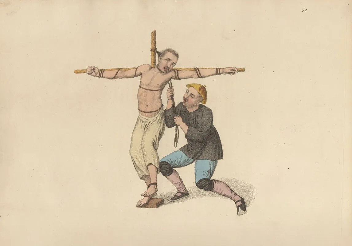 The Capital Punishment Of The Cord Wall Art by George Henry Mason - High-Resolution Digital Print
