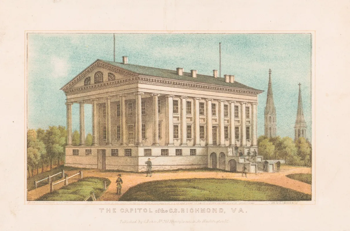 The Capitol Of The C S Richmond Va