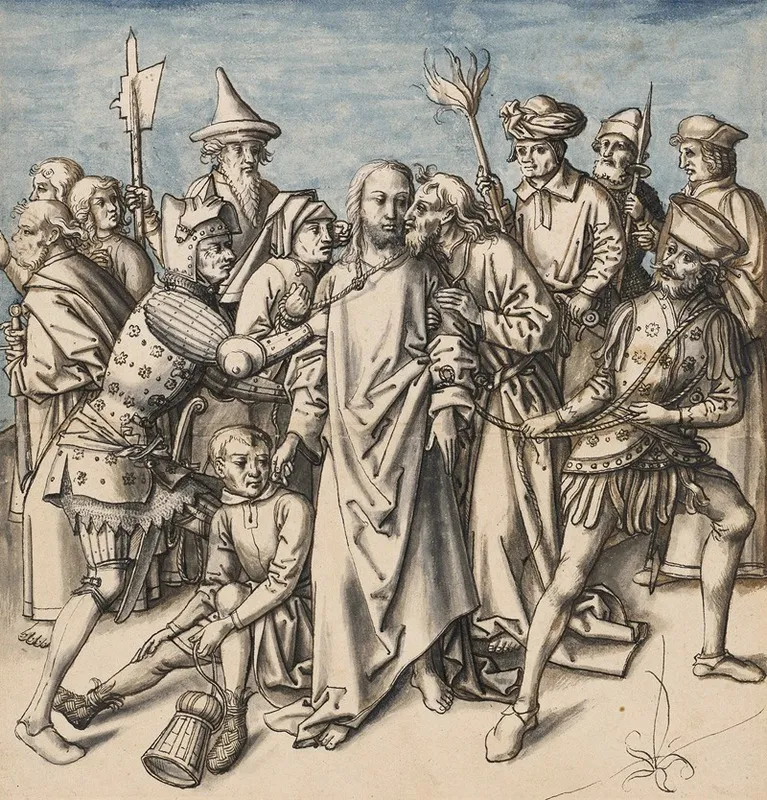 The Capture Of Christ Wall Art by Circle Of Hans Holbein The Elder - High-Resolution Digital Print