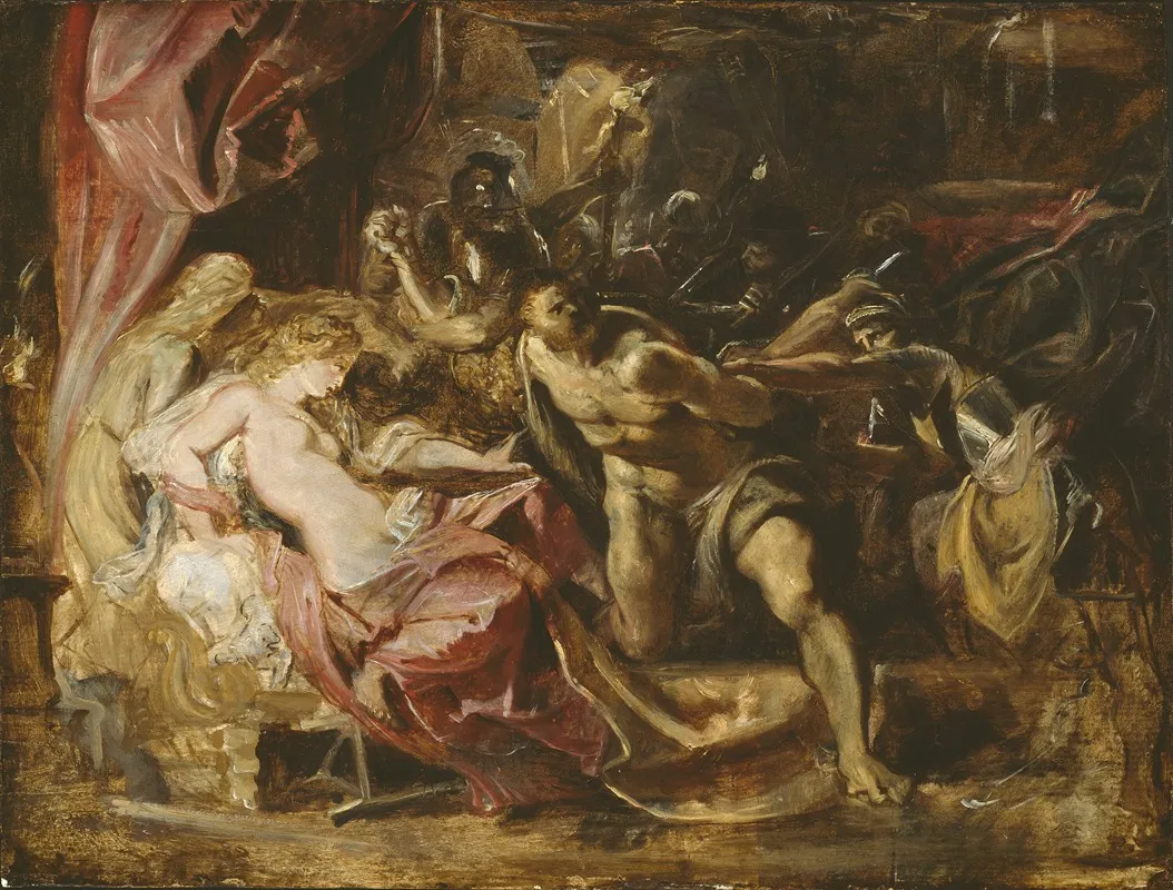 The Capture Of Samson Wall Art by Peter Paul Rubens - High-Resolution Digital Print
