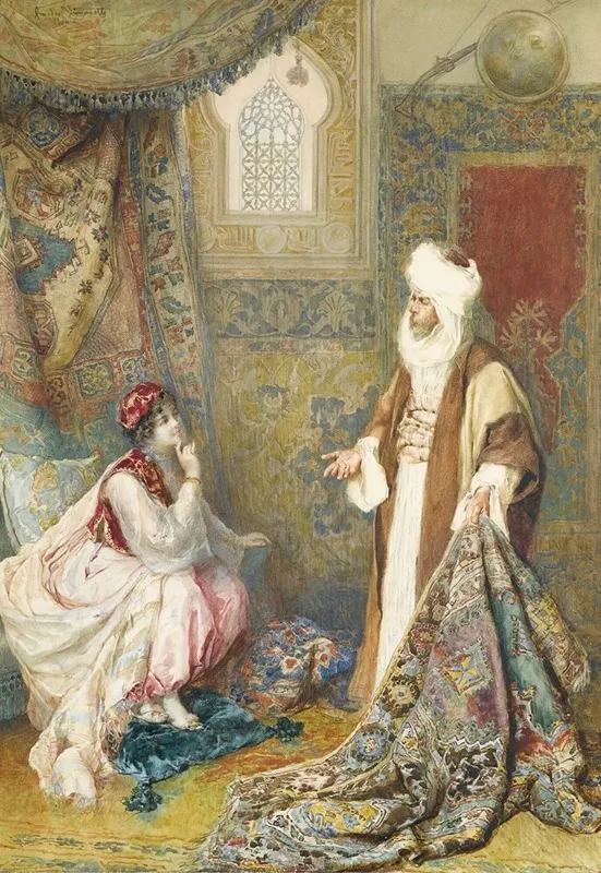 The Carpet Seller 2 Wall Art by Amedeo Simonetti - High-Resolution Digital Print