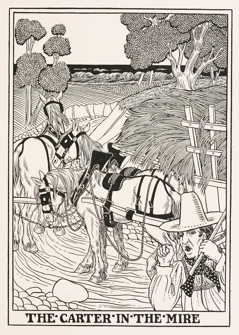 The Carter In The Mire 2 Wall Art by Percy J. Billinghurst - High-Resolution Digital Print