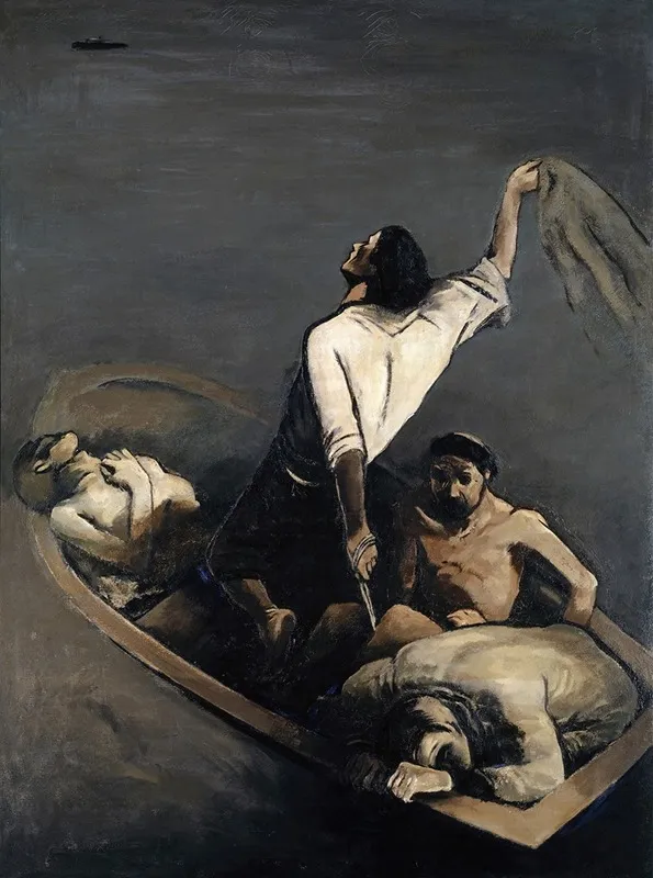 The Castaway Wall Art by Heinrich Altherr - High-Resolution Digital Print