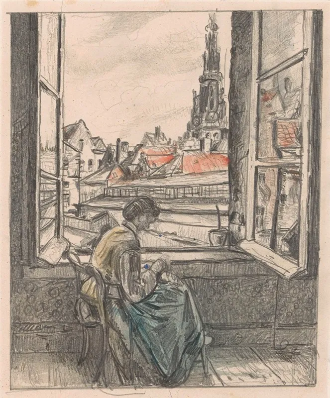The Cathedral Of Antwerp Wall Art by Henri de Braekeleer - High-Resolution Digital Print