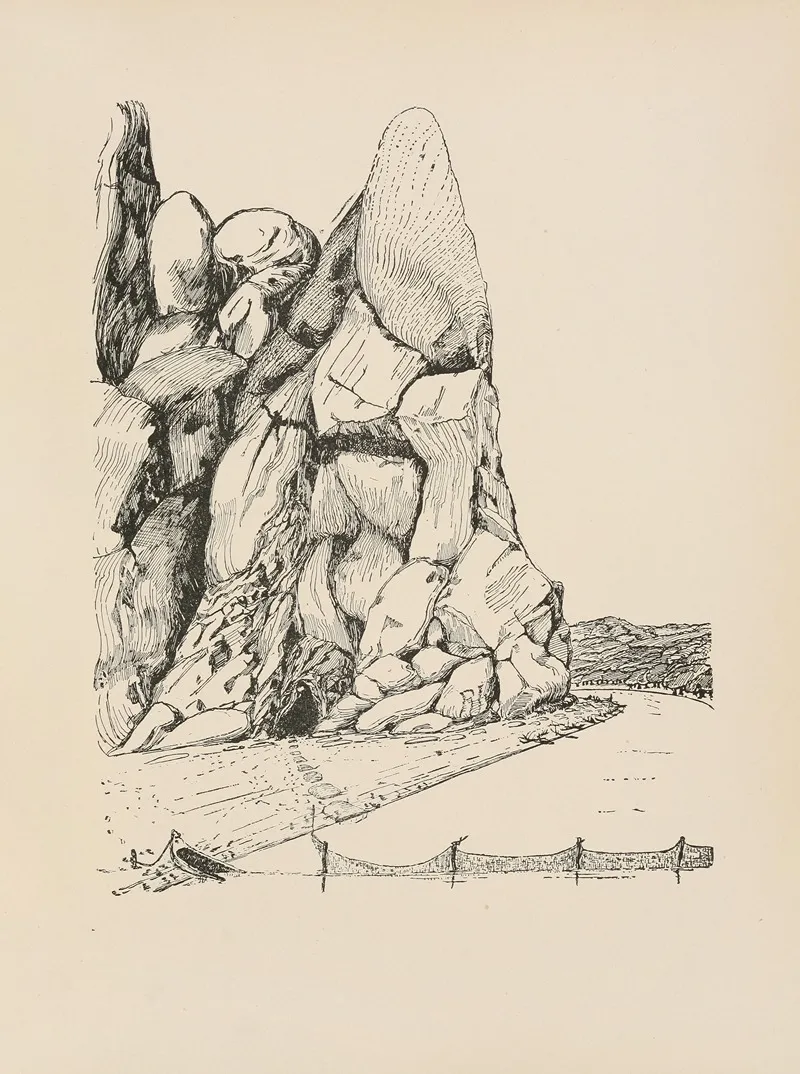 The Cave Where The Man And The Woman Lived First Of All Wall Art by Rudyard Kipling - High-Resolution Digital Print