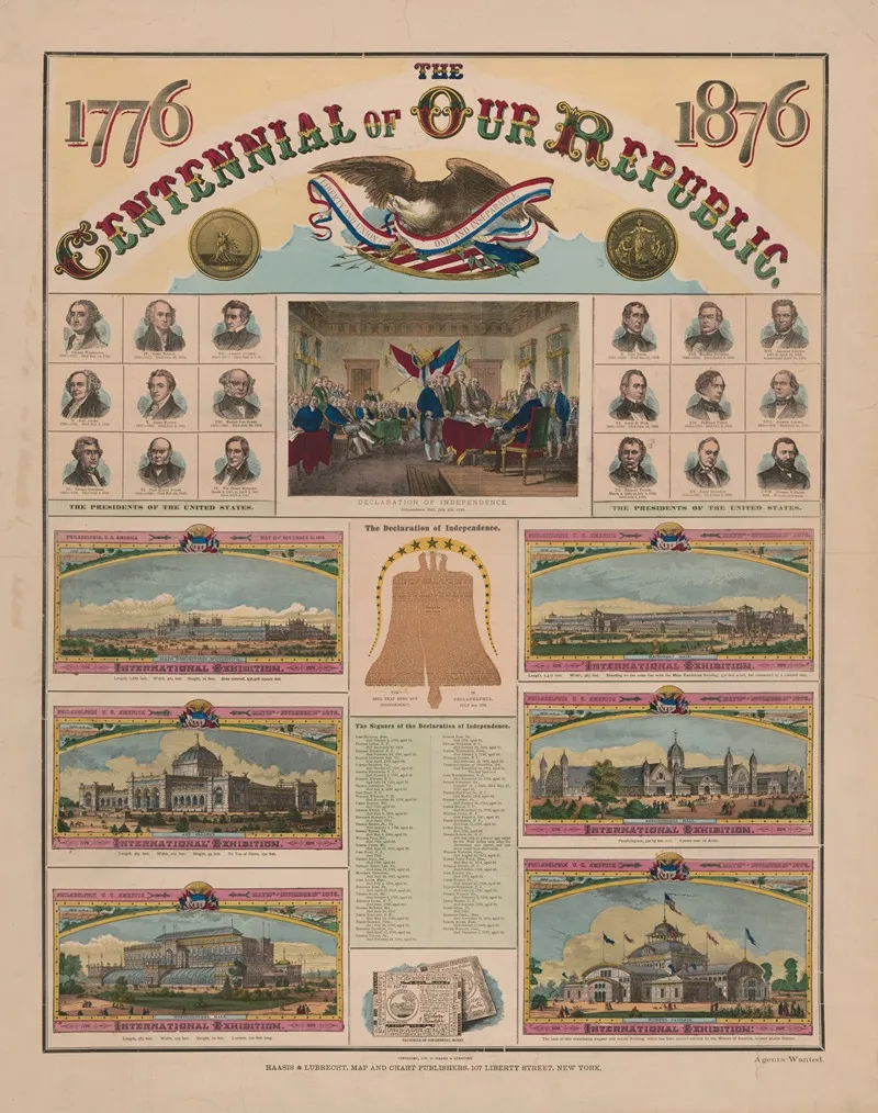 The Centennial Of Our Republic 2 Wall Art by Haasis &amp; Lubrecht - High-Resolution Digital Print