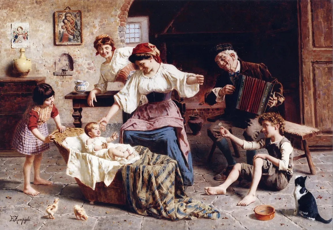 The Centre Of Attention Wall Art by Eugenio Zampighi - High-Resolution Digital Print
