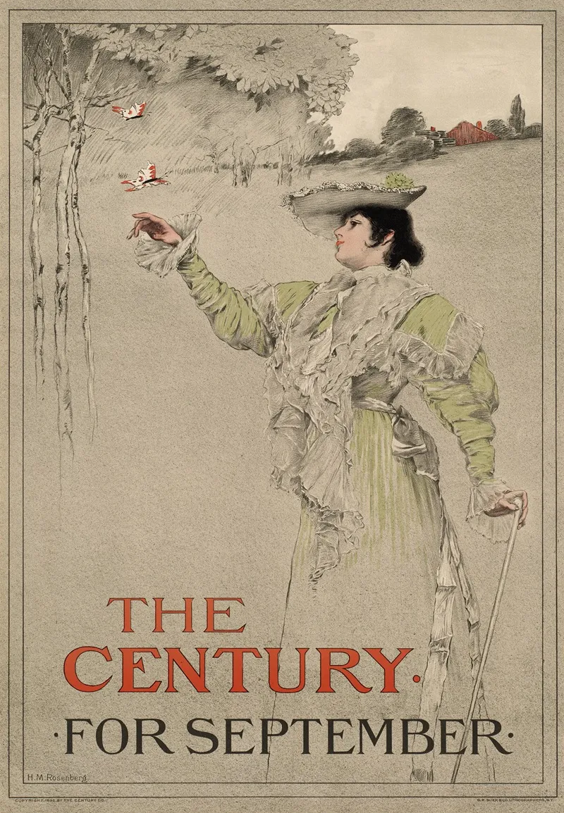 The Century For September 3 Wall Art by H. M. Rosenberg - High-Resolution Digital Print