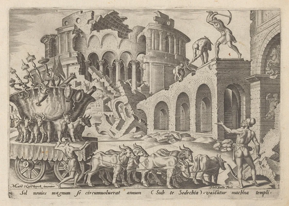 The Chaldeans Carrying Away The Temple Treasures