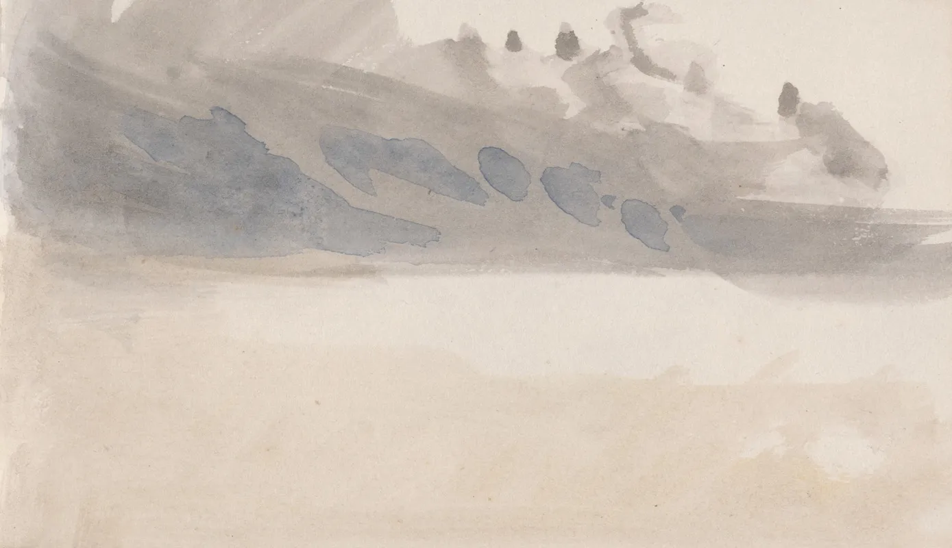 The Channel Sketchbook 21 Wall Art by Joseph Mallord William Turner - High-Resolution Digital Print