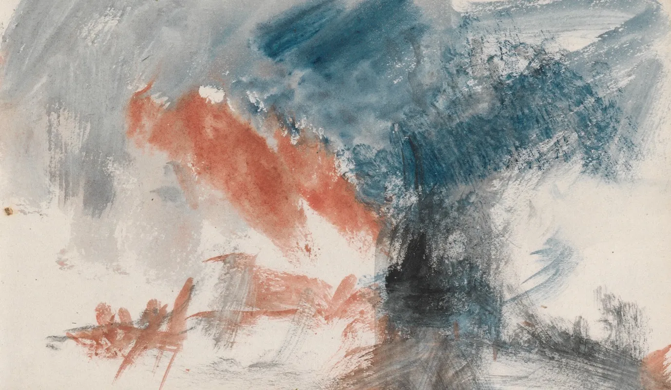 The Channel Sketchbook 42 Wall Art by Joseph Mallord William Turner - High-Resolution Digital Print