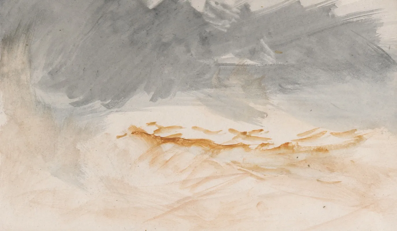 The Channel Sketchbook 46 Wall Art by Joseph Mallord William Turner - High-Resolution Digital Print