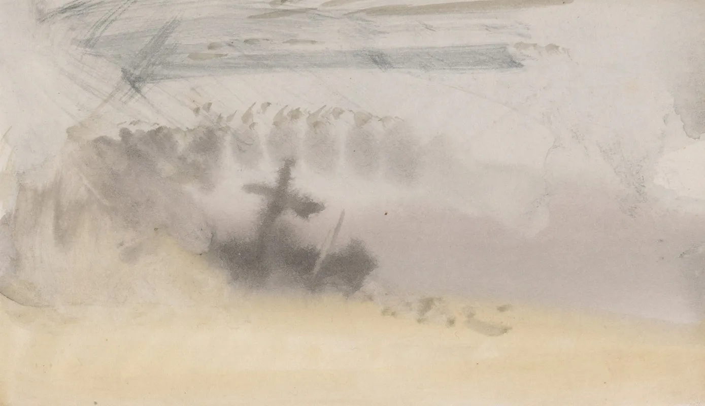 The Channel Sketchbook 49 Wall Art by Joseph Mallord William Turner - High-Resolution Digital Print