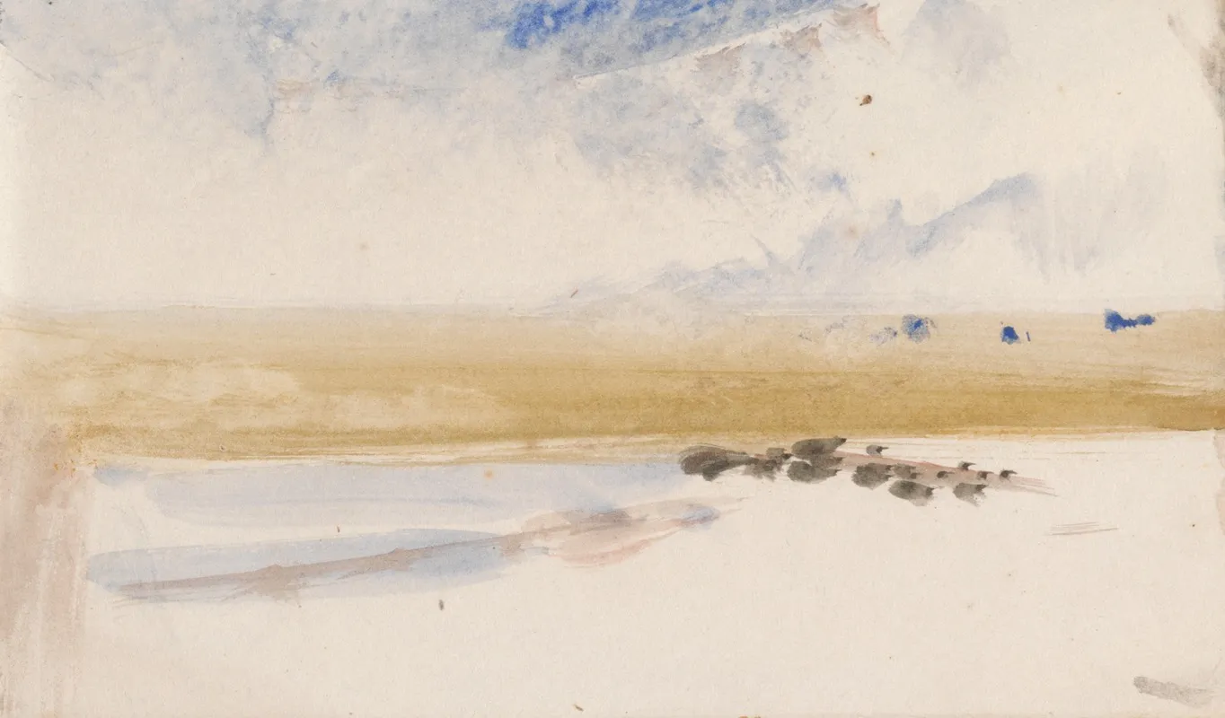 The Channel Sketchbook 6 Wall Art by Joseph Mallord William Turner - High-Resolution Digital Print