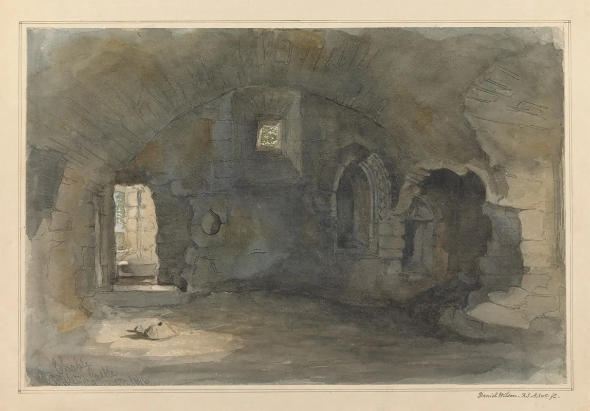 The Chapel Dirleton Castle Scotland Wall Art by Daniel Wilson - High-Resolution Digital Print