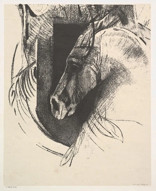 The Charger Wall Art by Odilon Redon - High-Resolution Digital Print