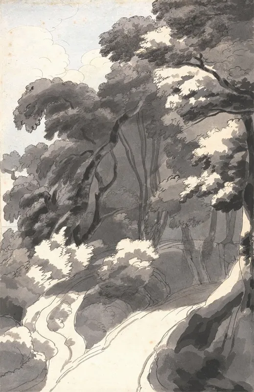 The Chestnut Grove Near Rocca Del Papa Near Lake Albano