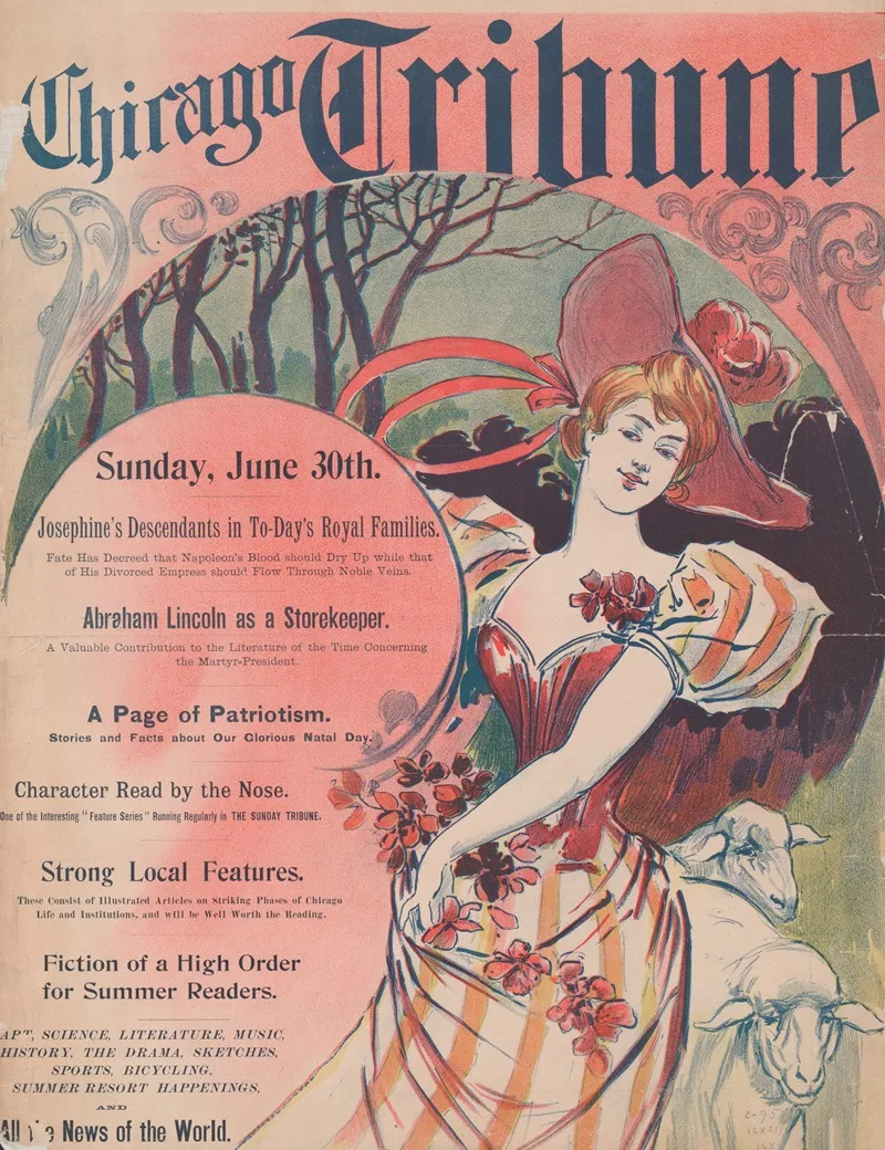The Chicago Tribune Sunday June 30th Wall Art by Anonymous - High-Resolution Digital Print
