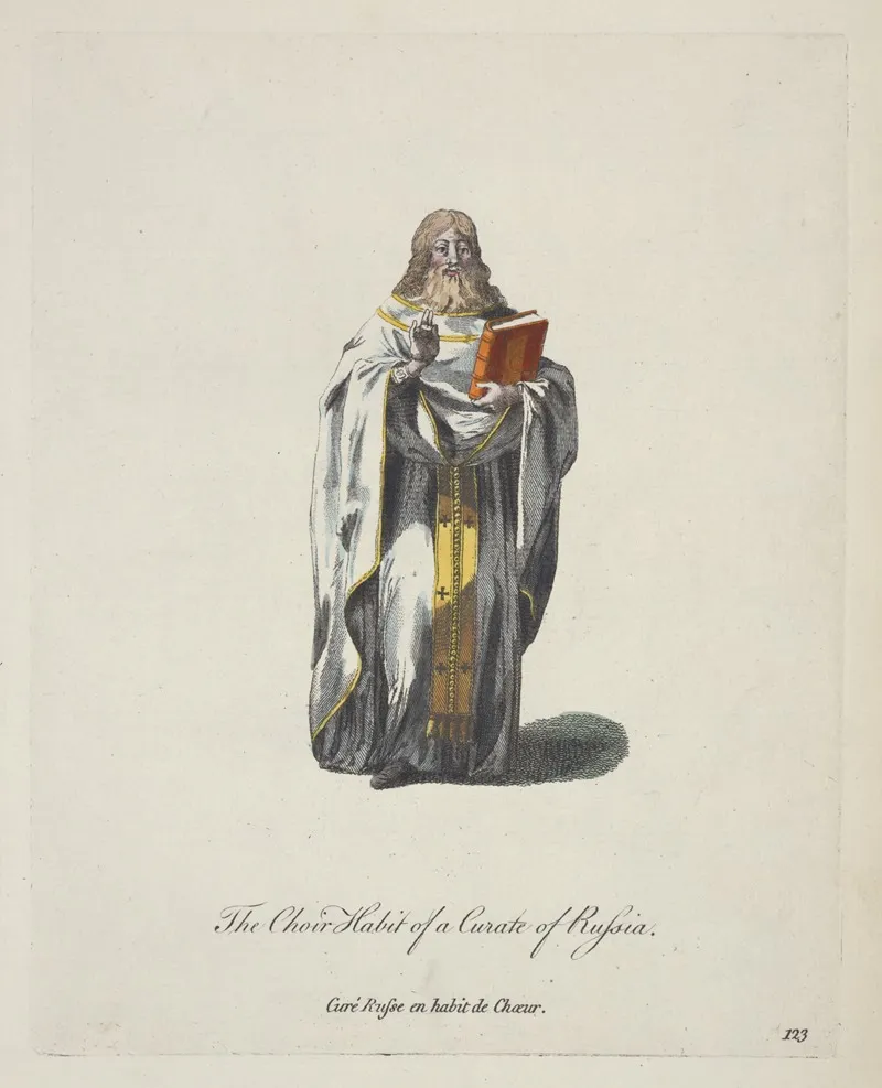 The Choir Habit Of A Curate Of Russia Cure Russe En Habit De Choeur