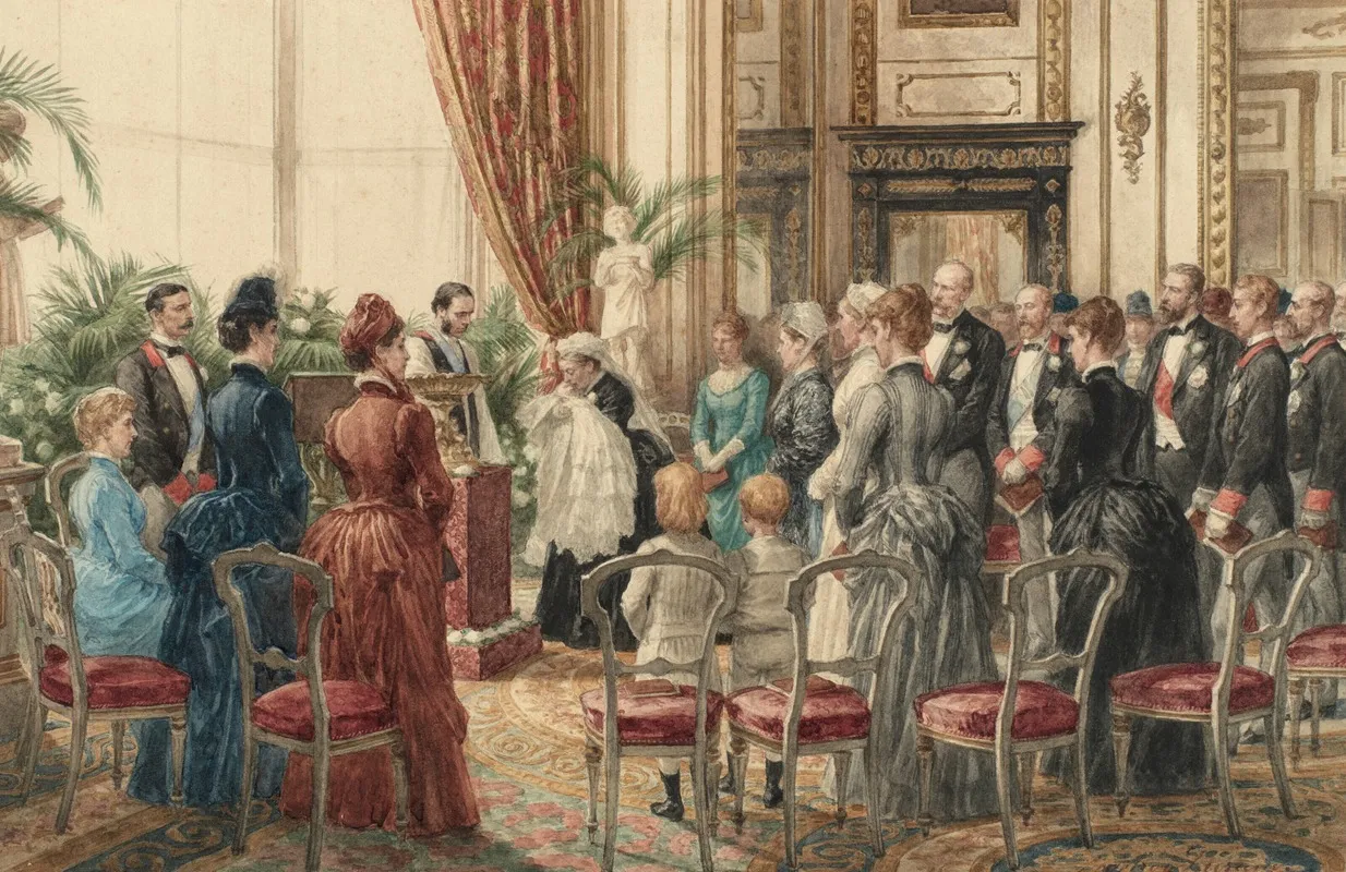 The Christening Of Prince Alexander Of Battenburg