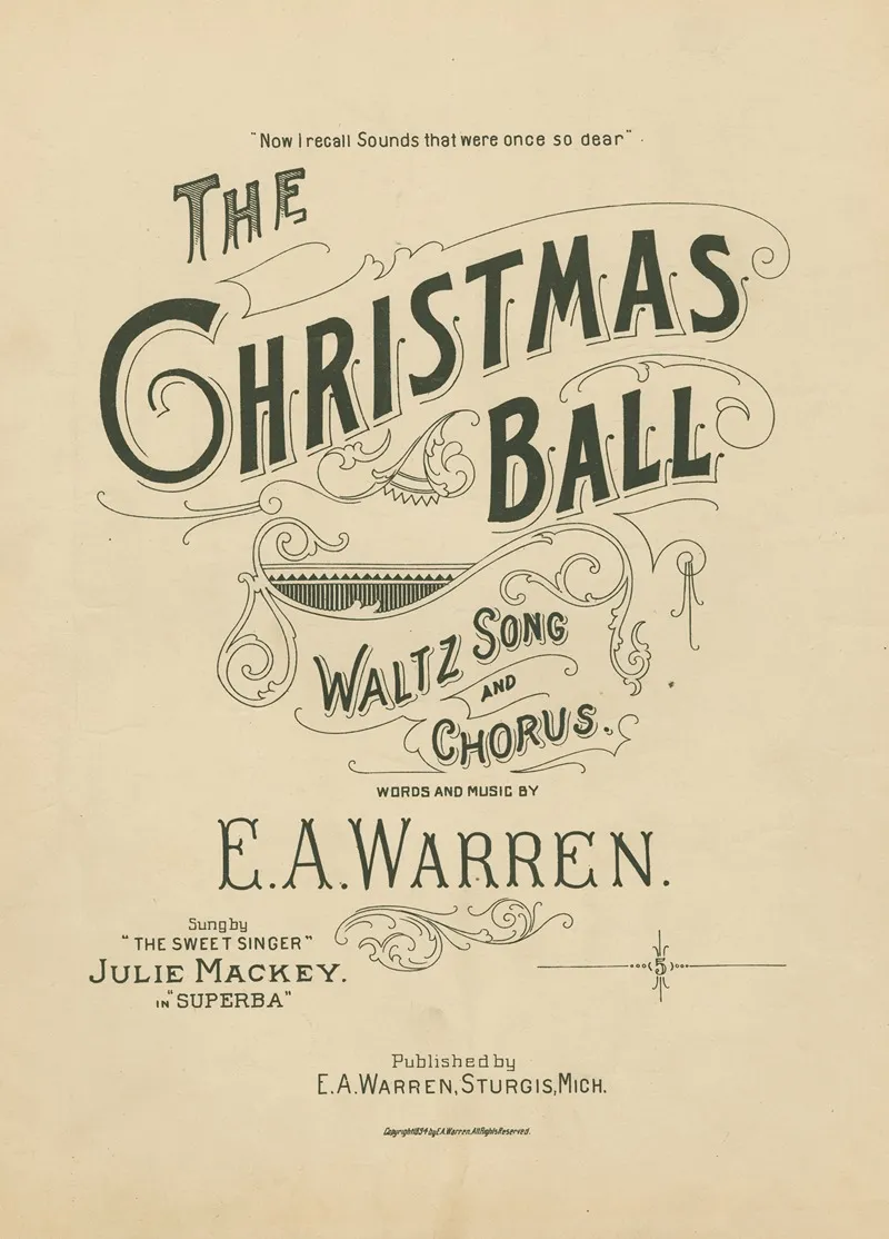 The Christmas Ball Wall Art by Anonymous - High-Resolution Digital Print