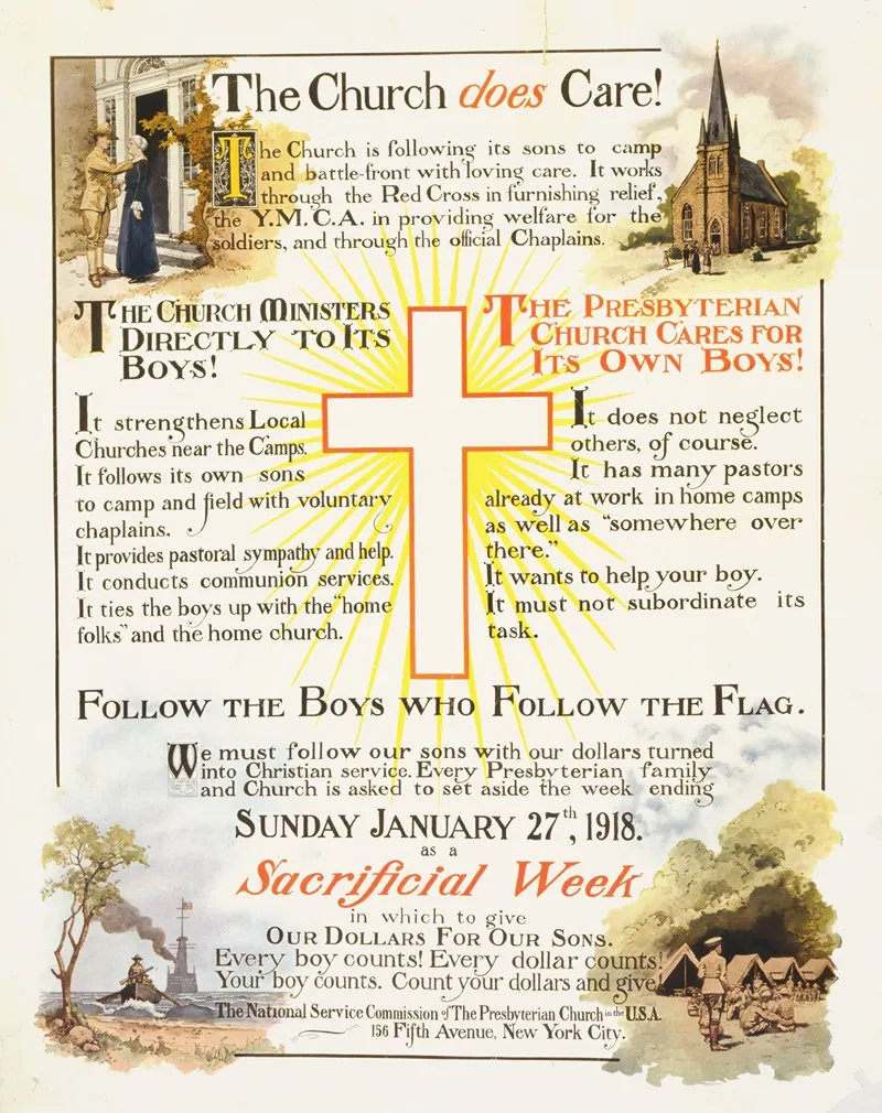 The Church Does Care Wall Art by Anonymous - High-Resolution Digital Print