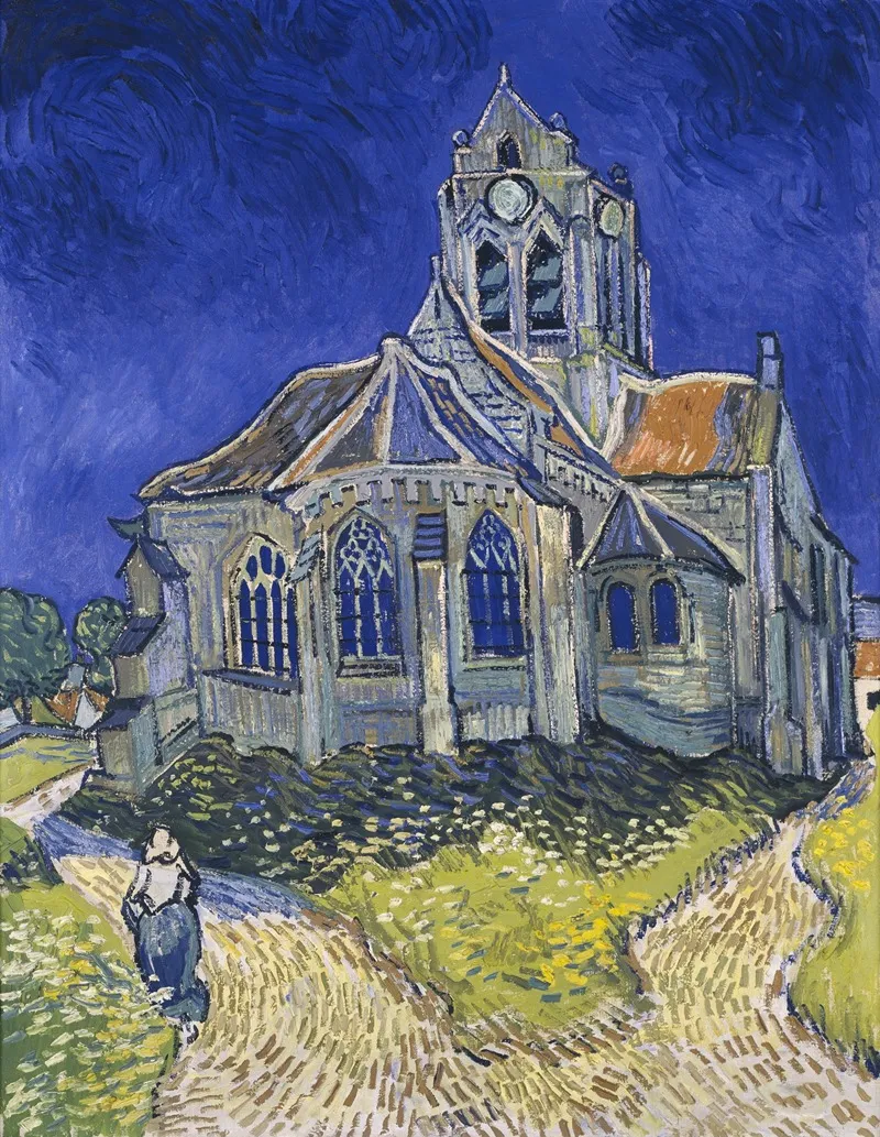 The Church In Auvers Sur Oise View From The Chevet Wall Art by Vincent van Gogh - High-Resolution Digital Print