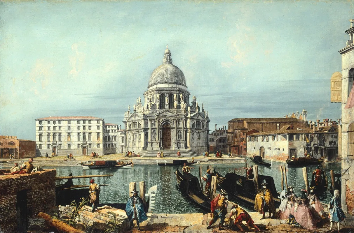 The Church Of Santa Maria Della Salute Venice