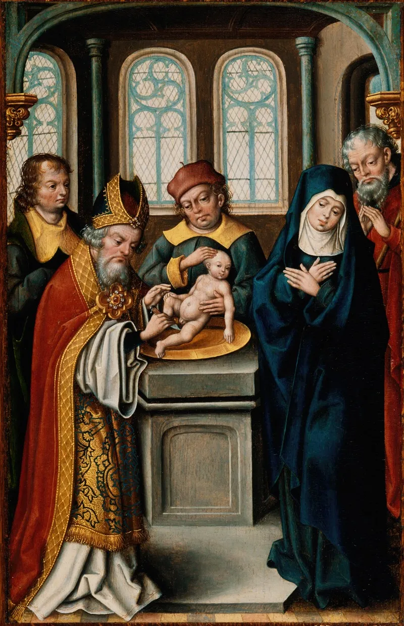 The Circumcision Of Christ 4 Wall Art by Jan Baegert - High-Resolution Digital Print