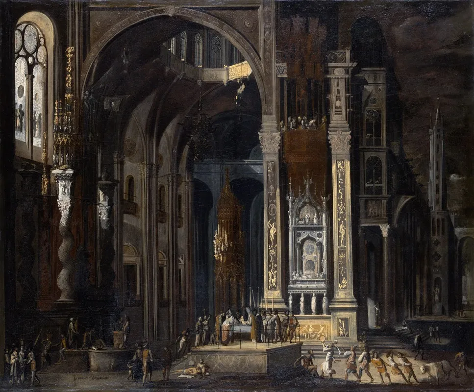 The Circumcision Of Christ Wall Art by François de Nomé - High-Resolution Digital Print