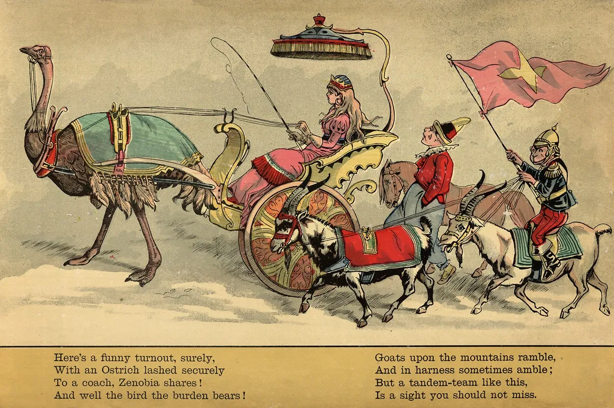 The Circus Procession Pl 11 Wall Art by McLoughlin Bros - High-Resolution Digital Print