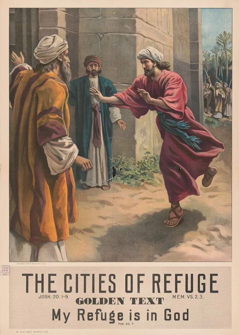 The Cities Of Refuge 2 Wall Art by Providence Lith. Co - High-Resolution Digital Print
