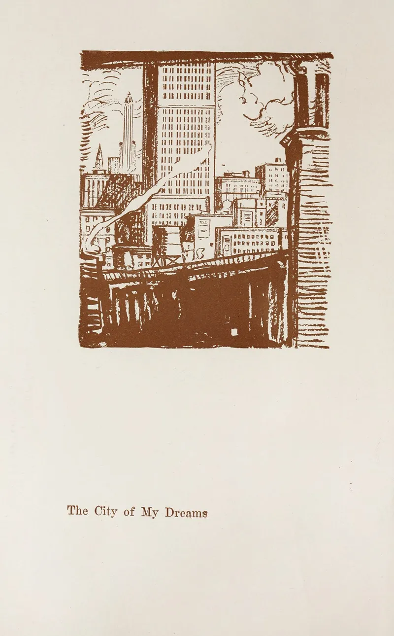 The City Of My Dreams Wall Art by Theodore Dreiser - High-Resolution Digital Print
