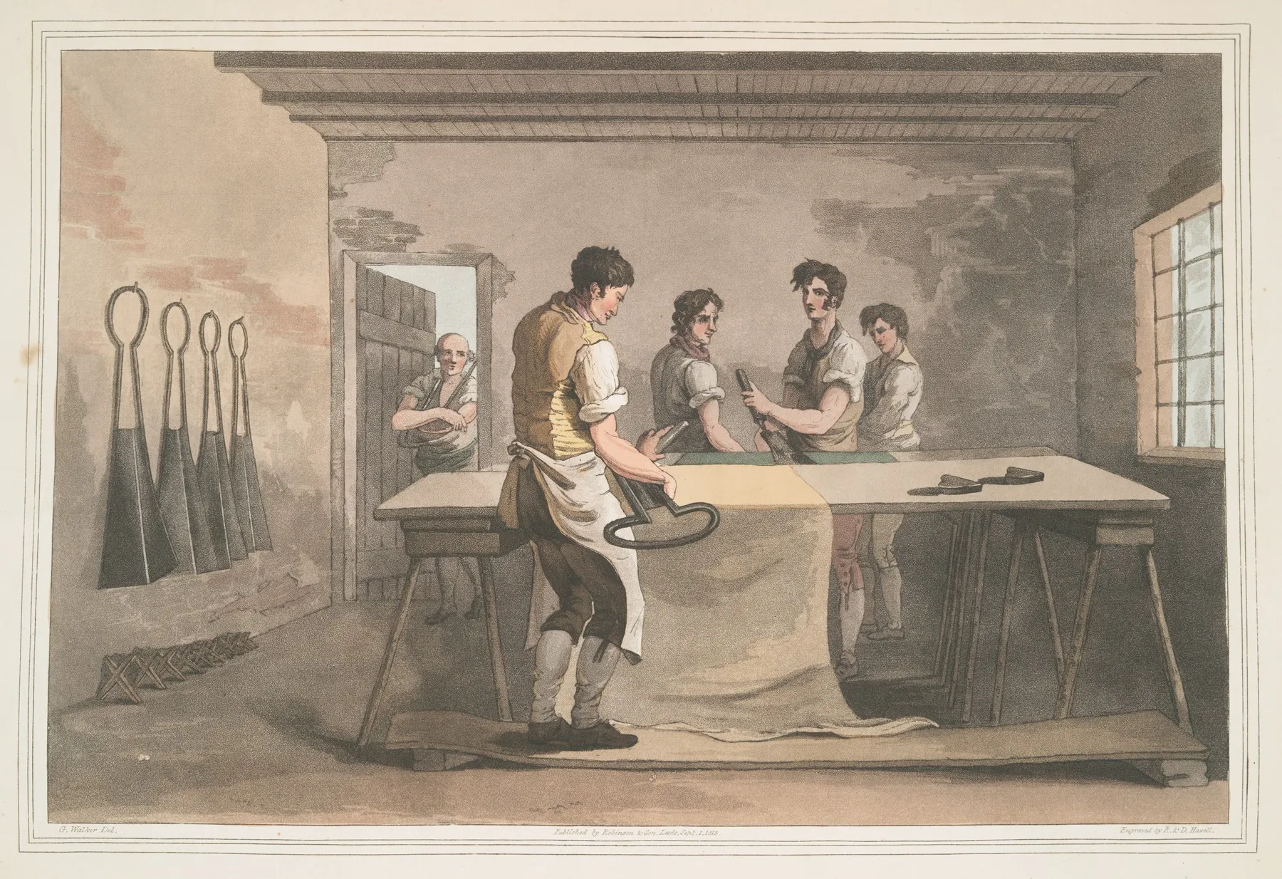The Cloth Dresser Plate 6 Wall Art by George Walker - High-Resolution Digital Print
