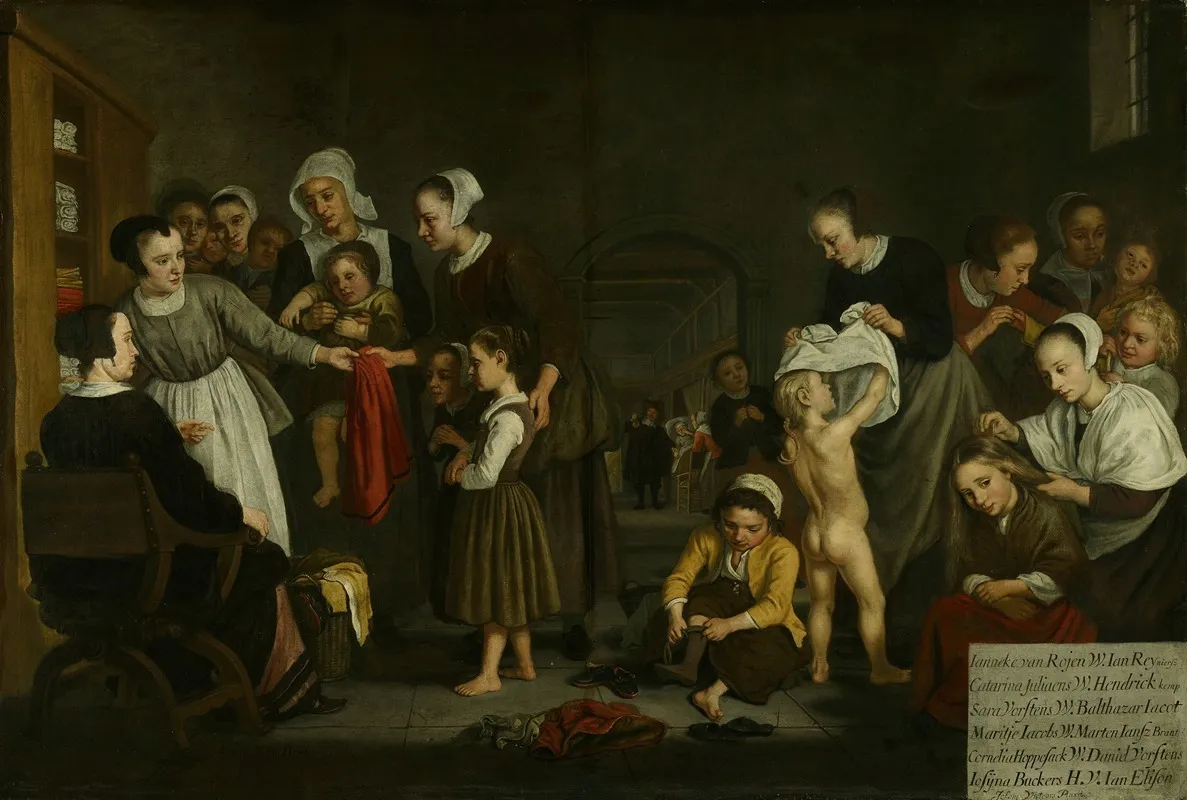 The Clothing Of The Orphans Wall Art by Jan Victors - High-Resolution Digital Print