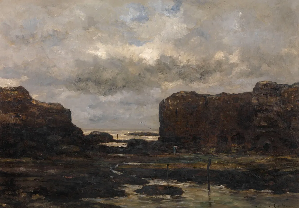 The Coast At Saintonge Wall Art by Léonce Chabry - High-Resolution Digital Print