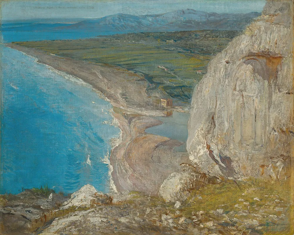 The Coast Of Lebanon Wall Art by Giulio Aristide Sartorio - High-Resolution Digital Print