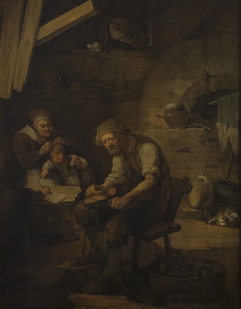 The Cobblers Family Wall Art by Carl Gustaf Pilo - High-Resolution Digital Print