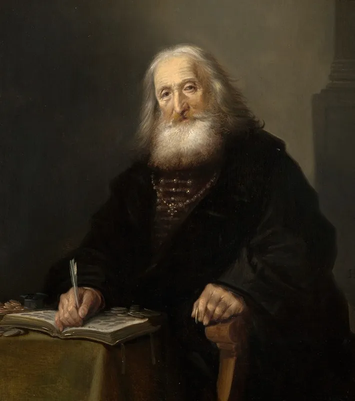 The Coin Collector Wall Art by Hendrik Gerritsz Pot - High-Resolution Digital Print