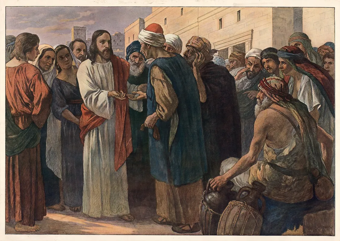 The Coin Of The Tax Wall Art by Carl Schmauk - High-Resolution Digital Print