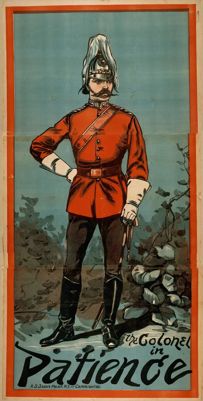 The Colonel In Patience Wall Art by A.S. Seer's Litho. - High-Resolution Digital Print