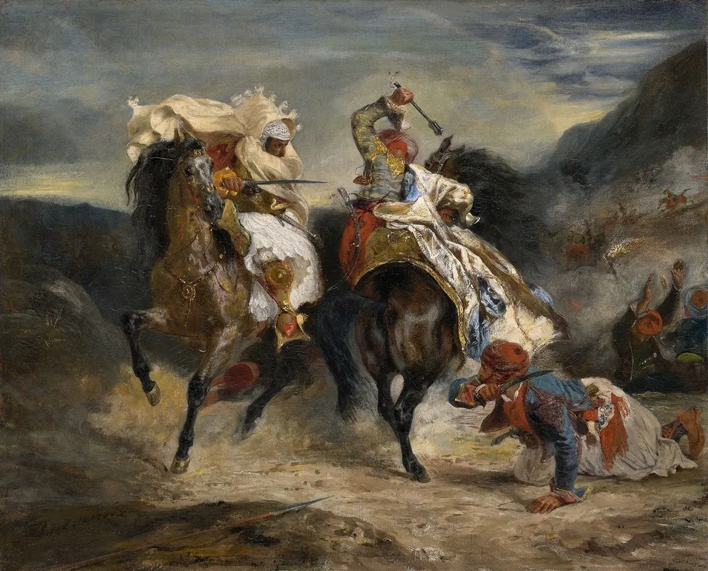 The Combat Of The Giaour And Hassan