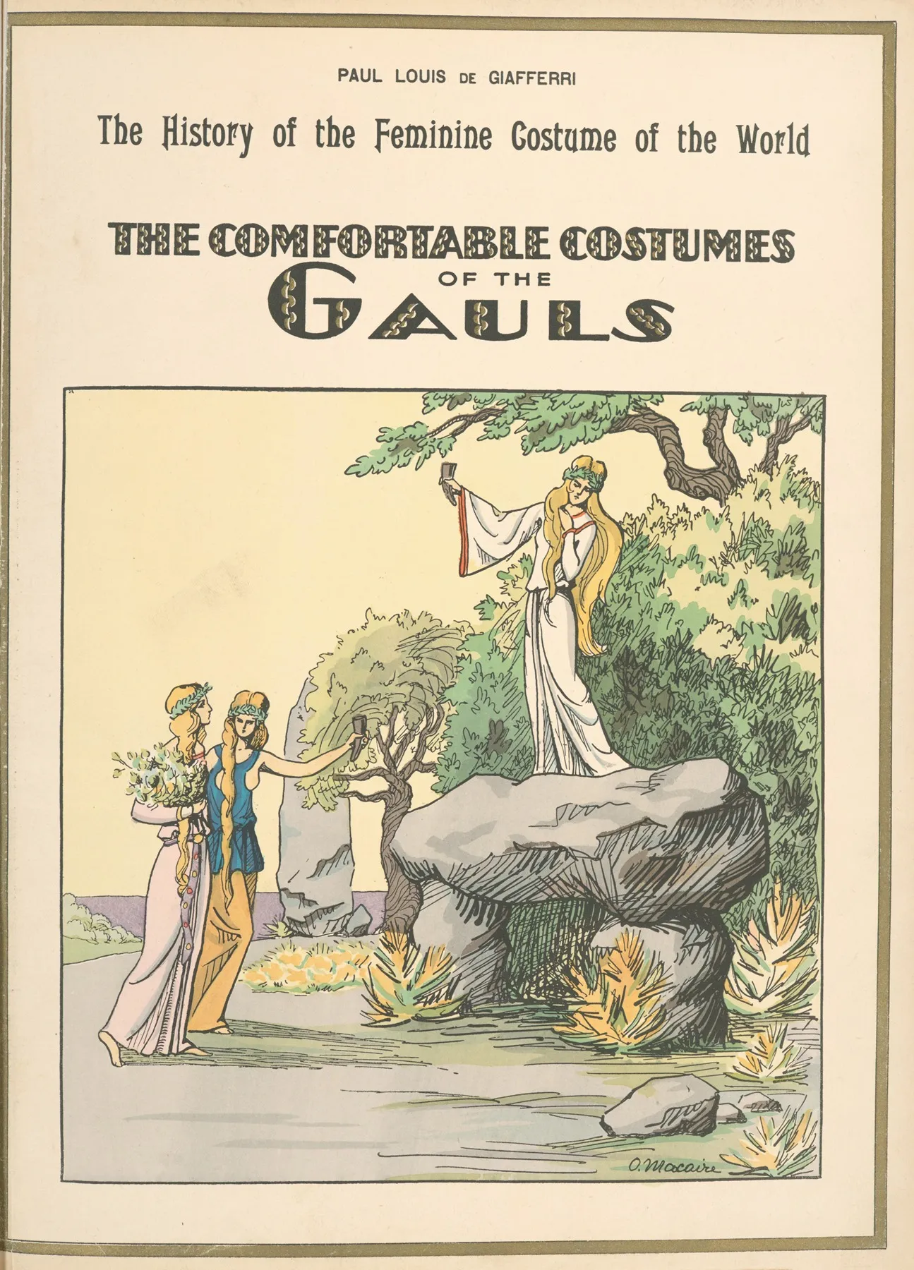 The Comfortable Costumes Of The Gauls Wall Art by Paul Louis de Giafferri - High-Resolution Digital Print